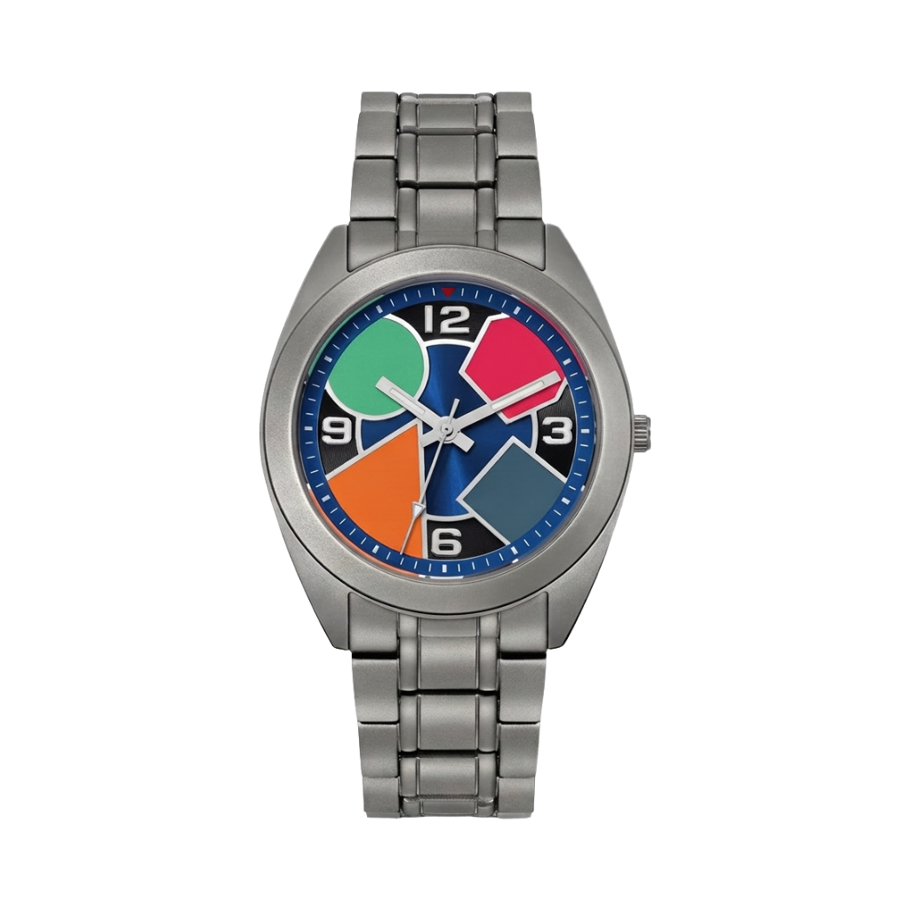 BERNY T2570M - blue dial front view packshot