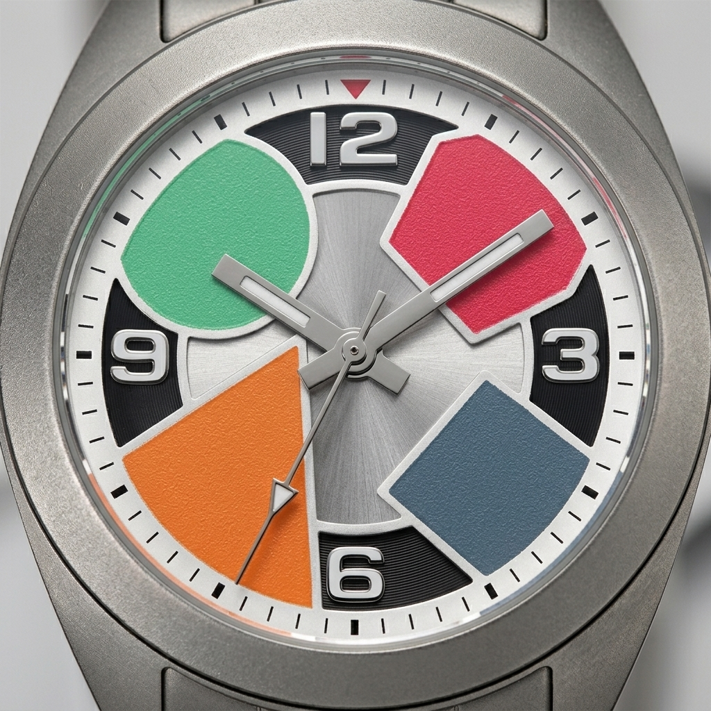 BERNY T2570M - dial macro detail