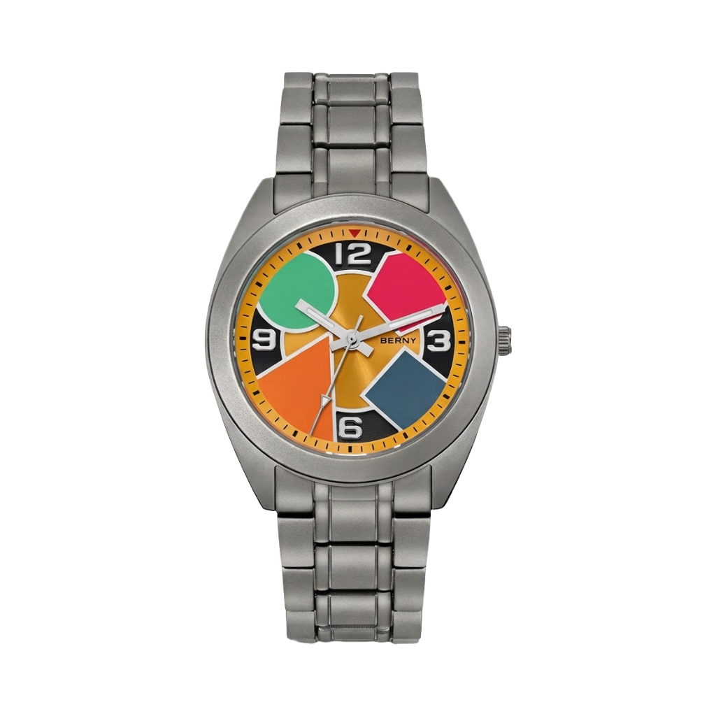 BERNY T2570M - yellow dial front view packshot