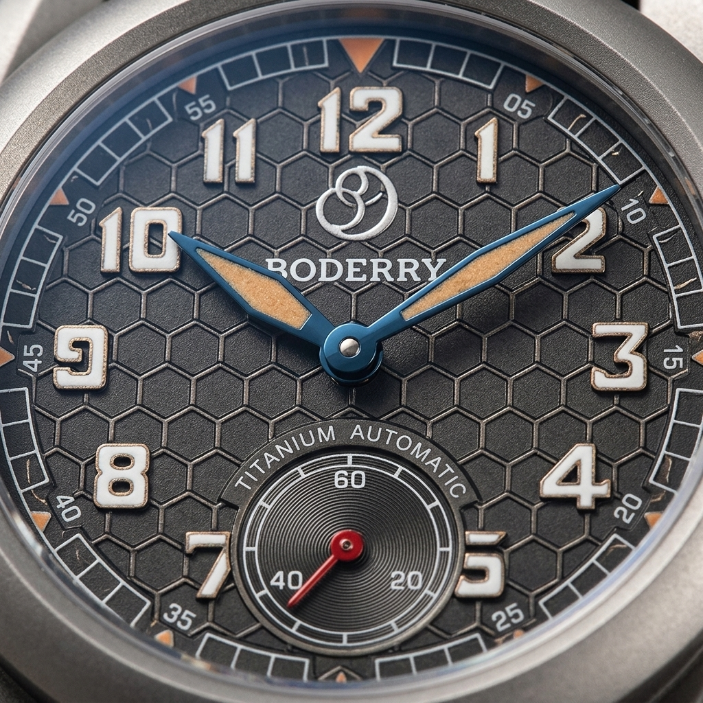 BODERRY Voyager S72 - dial macro detail