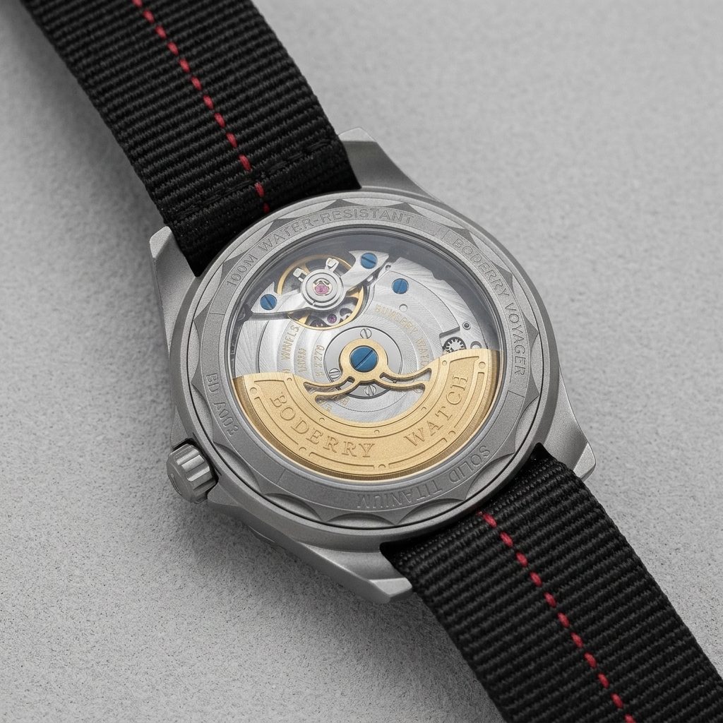 BODERRY Voyager S72 - caseback detail