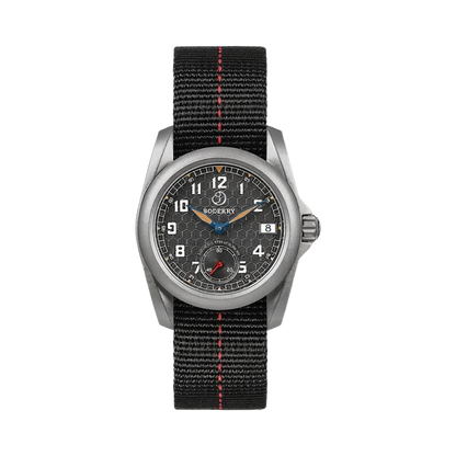 BODERRY Voyager S72 - grey dial with date front view packshot