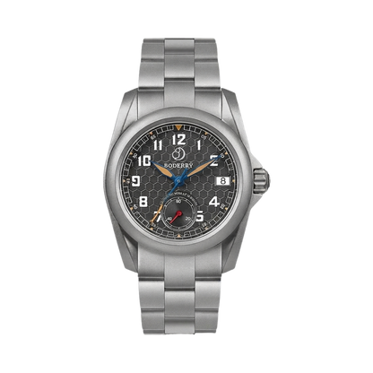 BODERRY Voyager S72 - grey dial with date front view packshot