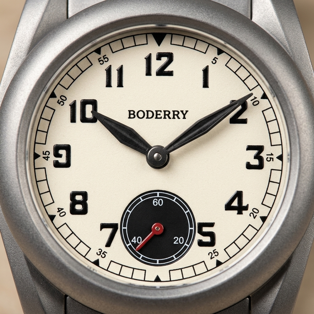 BODERRY Voyager S72 - dial macro detail