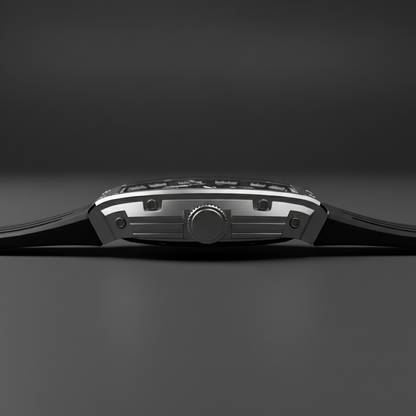 Bonest Gatti BG5605 smooth stainless steel case side profile view