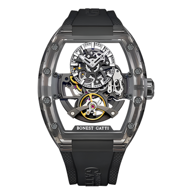 BONEST GATTI BG6005 Men's Transparent Automatic Mechanical Watch breitvacher