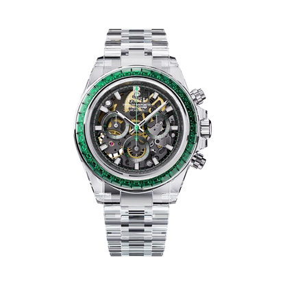 BONEST GATTI BG6009 - green bezel front view packshot