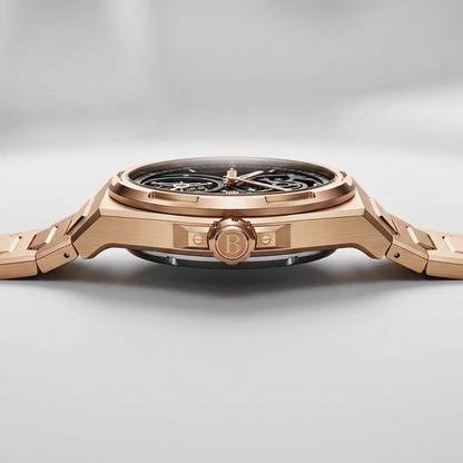 BONEST GATTI BG7004 - Mec - Luxury automatic timepiece side crown view