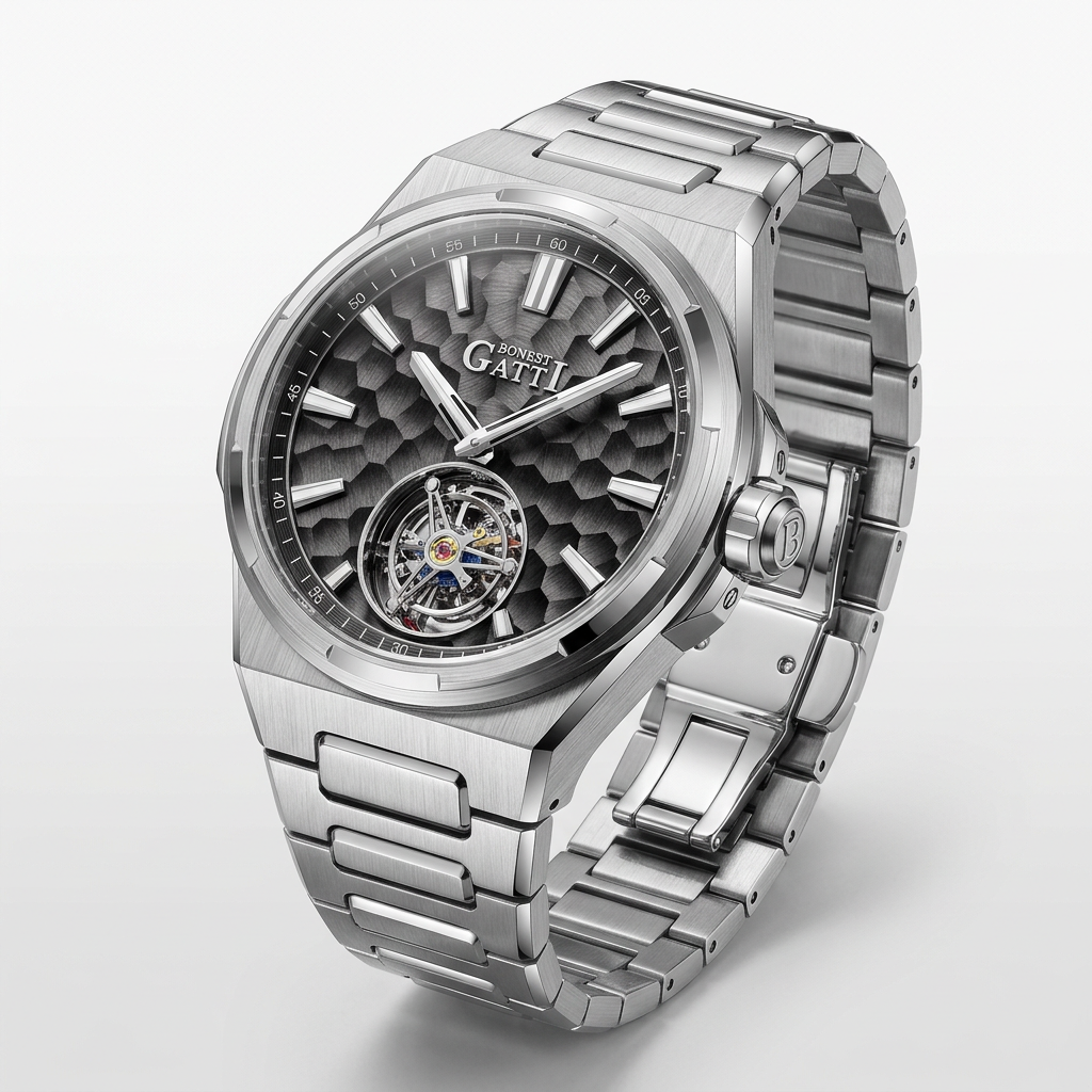 BONEST GATTI BG7005 - Aut - automatic timepiece, three quarter view