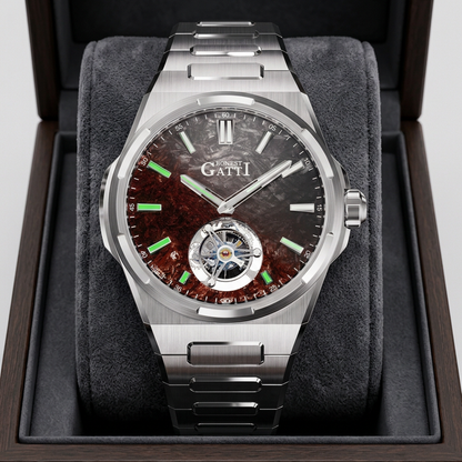 BONEST GATTI BG7006 - Men - Luxury Chronograph, Presentation Box, Crisp Dial