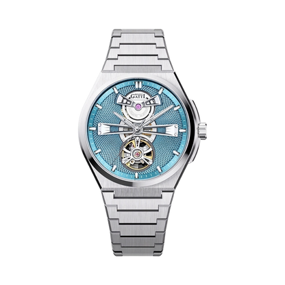 BONEST GATTI BG8014 - ice blue dial front view packshot