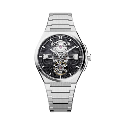BONEST GATTI BG8014 - black dial front view packshot