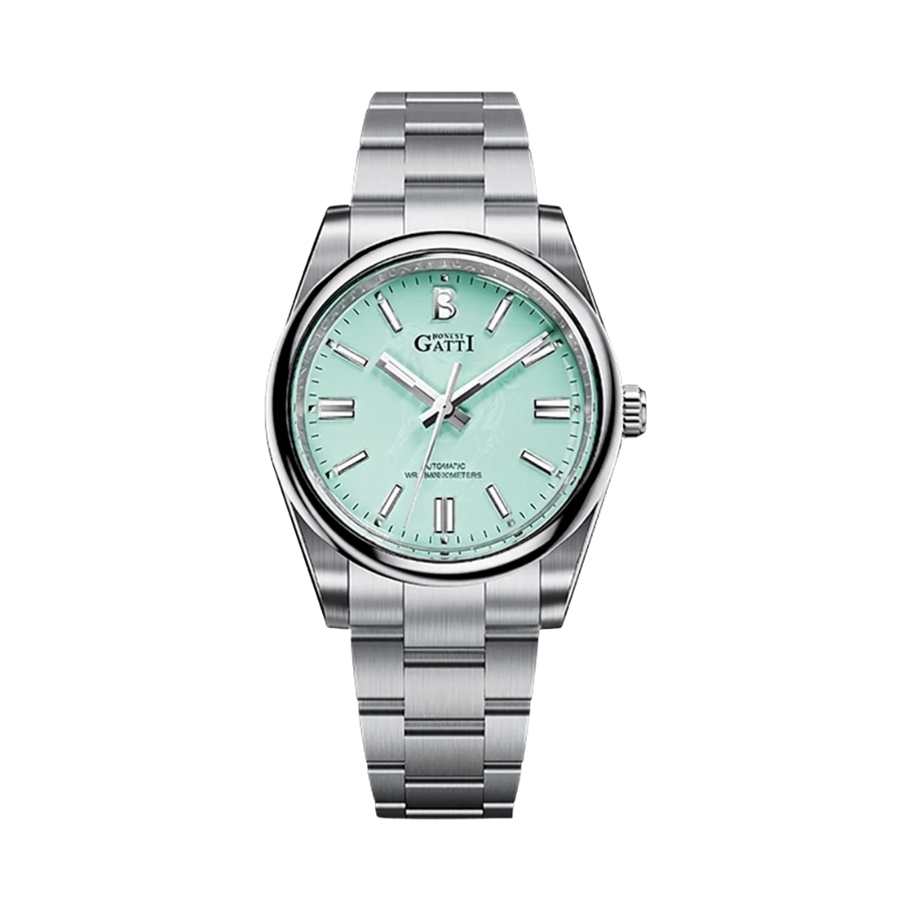 BONEST GATTI BG8015 - ice blue dial front view packshot