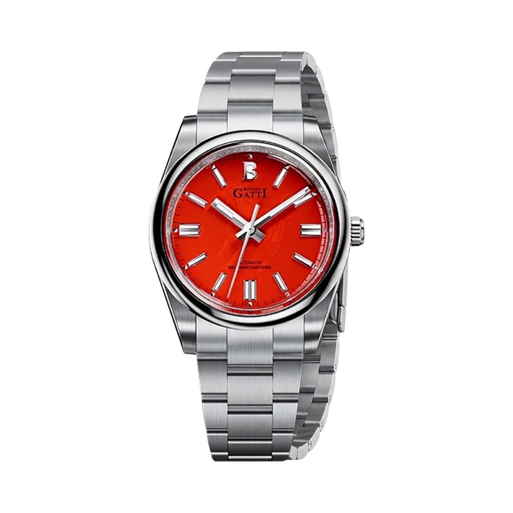 BONEST GATTI BG8015 - red dial front view packshot