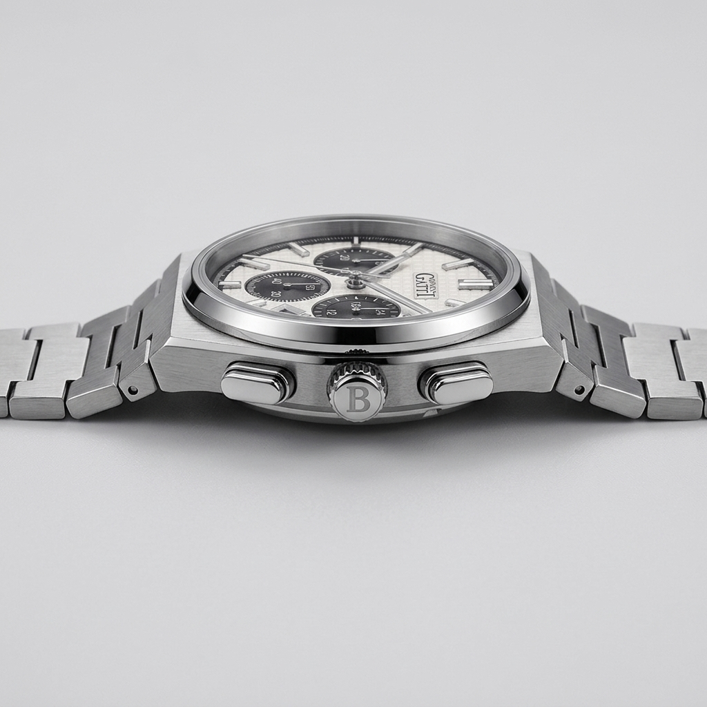 BONEST GATTI BG8016 - side profile case crown