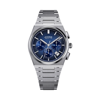 BONEST GATTI BG8016 - blue dial front view packshot