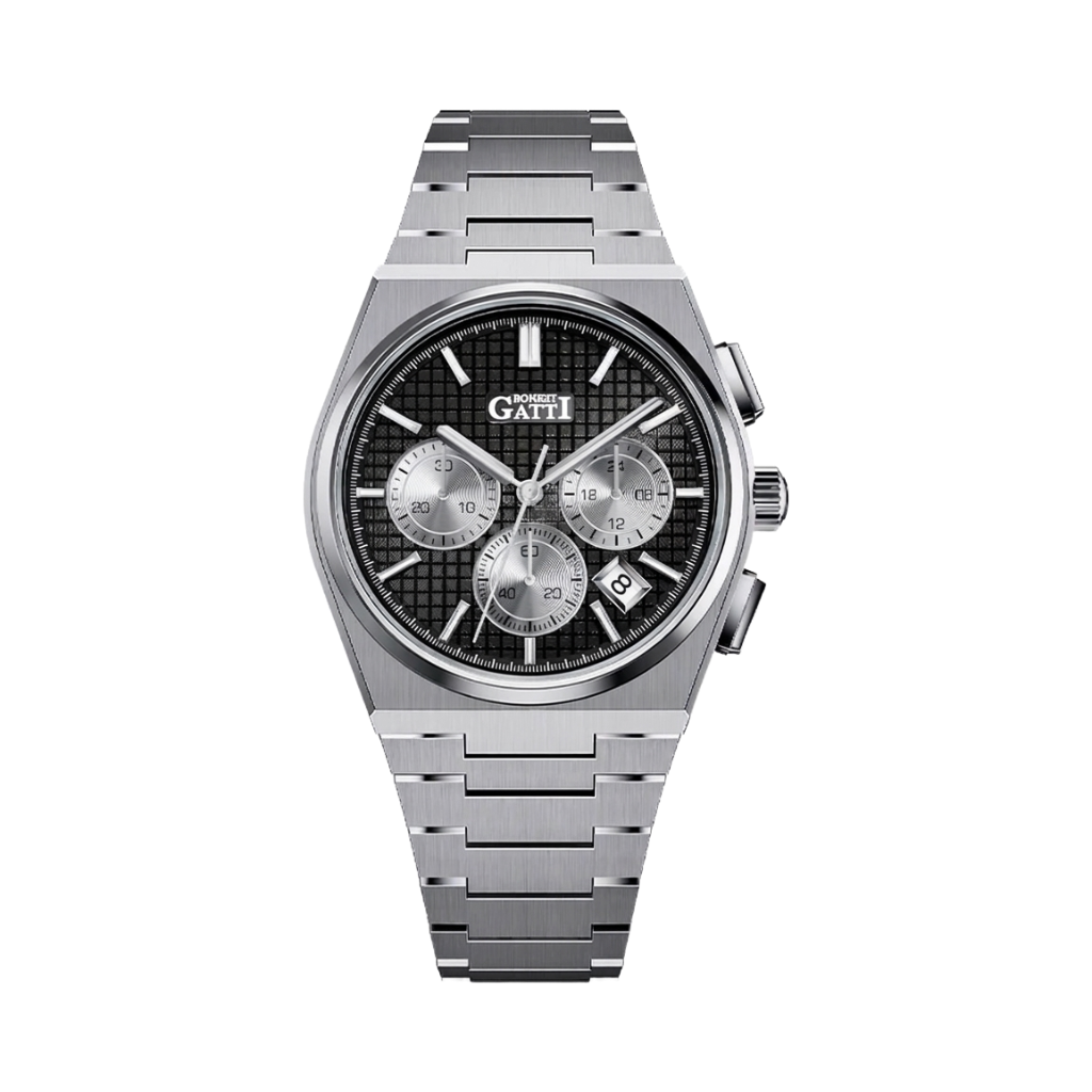 BONEST GATTI BG8016 - black dial front view packshot