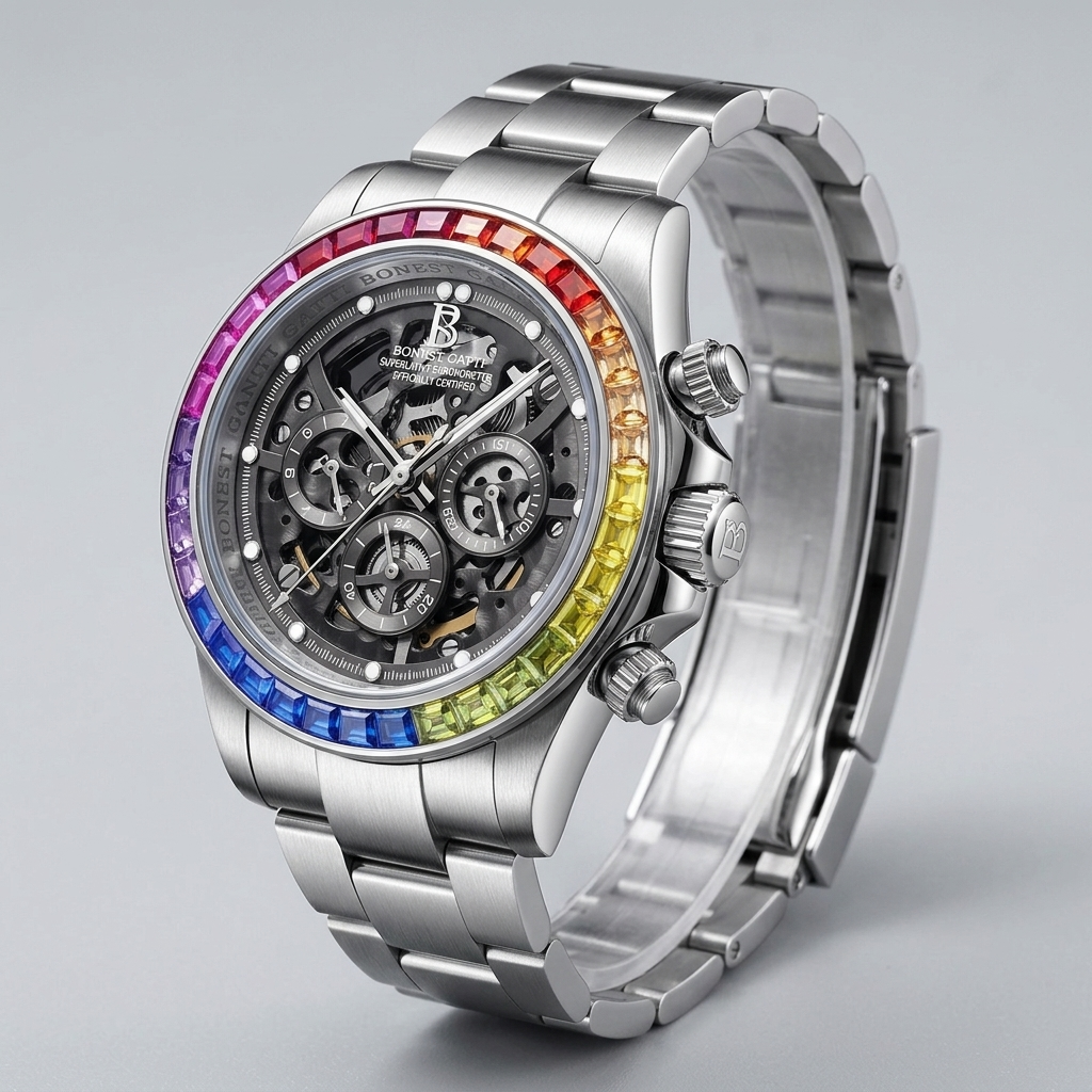 BONEST GATTI BG8018 - three-quarter case view