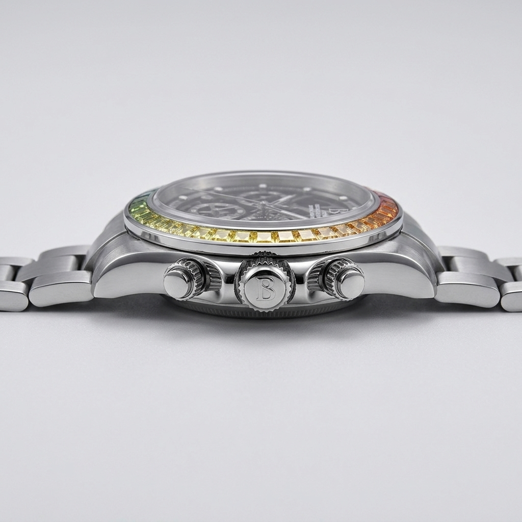 BONEST GATTI BG8018 - side profile case crown