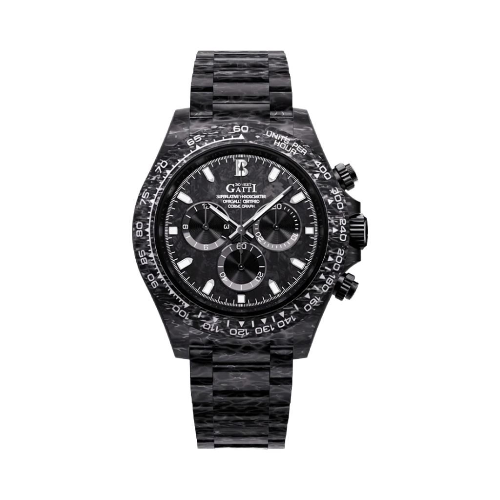 BONEST GATTI BG9012 - black front view packshot