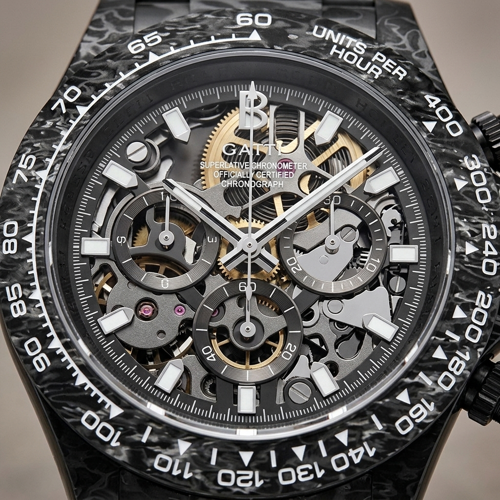 BONEST GATTI BG9014 - dial macro detail