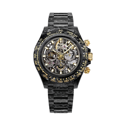 BONEST GATTI BG9014 - black gold front view packshot