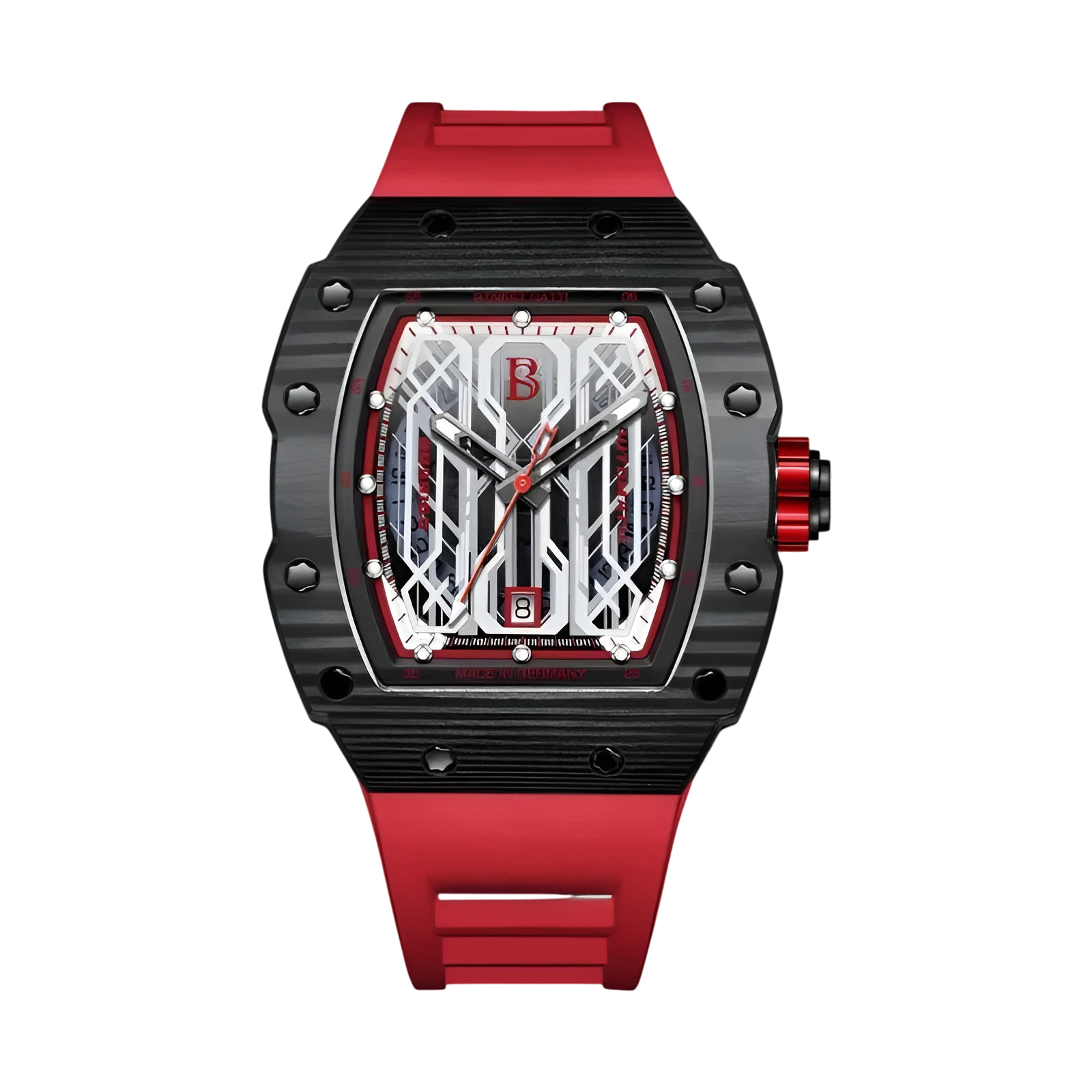 BONEST GATTI BG9916 – Tonneau Carbon Fiber Titanium Automatic Watch