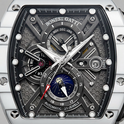 BONEST GATTI FW-6007 - Me - luxury watch, sleek, refined, studio