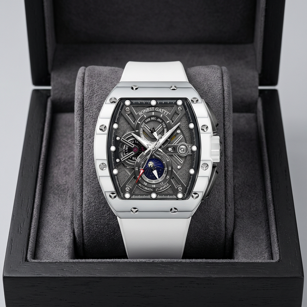 BONEST GATTI FW-6007 - Me - men's luxury watch, premium packaging