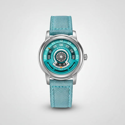 Breitvacher AM160L - luxury wristwatch, minimalist studio lighting, neutral background