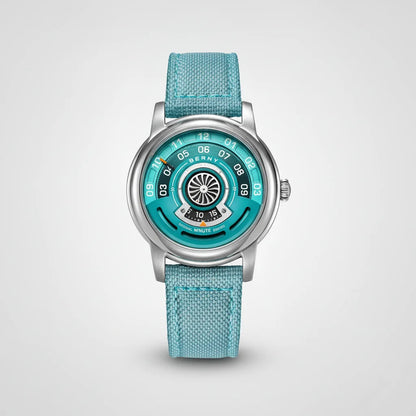 Breitvacher AM160L - luxury wristwatch, minimalist studio lighting, neutral background