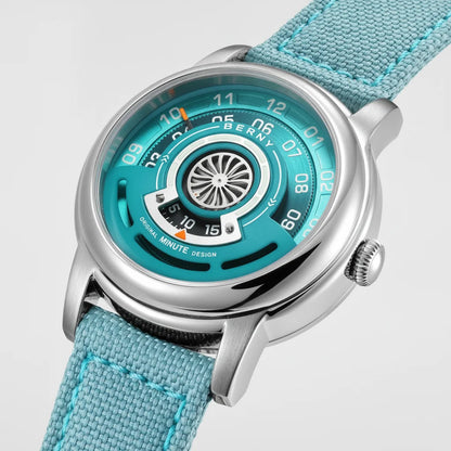 Breitvacher AM160L - minimalist luxury wristwatch, neutral studio background, soft elegant lighting