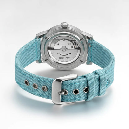 Breitvacher AM160L - engraved watch caseback, polished steel detail, luxury macro lighting
