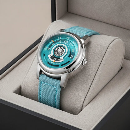 Breitvacher AM160L - centered luxury timepiece, minimalist studio lighting, clean background