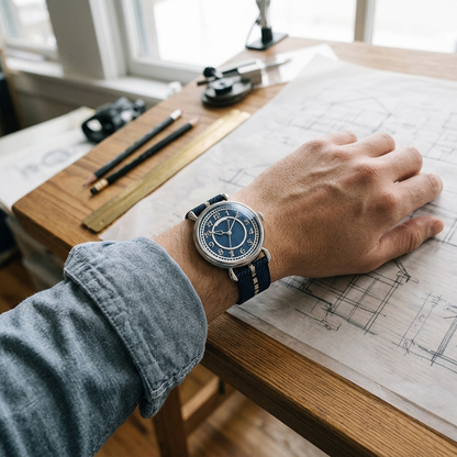 BREITVACHER Basketweave - wrist shot lifestyle