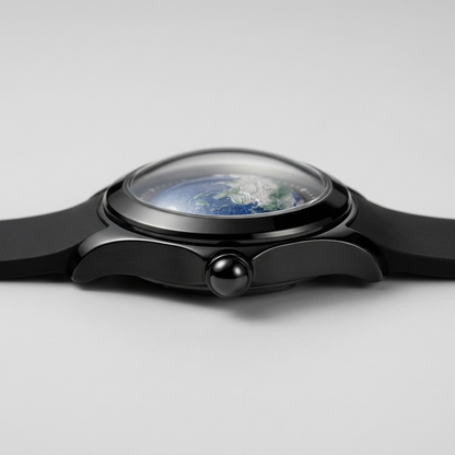 BREITVACHER Blue Planet - side profile case crown