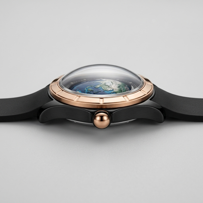 BREITVACHER Blue Planet - side profile case crown