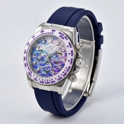 BREITVACHER Great Wave Chronograph - three-quarter case view