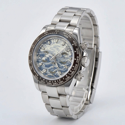 BREITVACHER Great Wave Chronograph - three-quarter case view