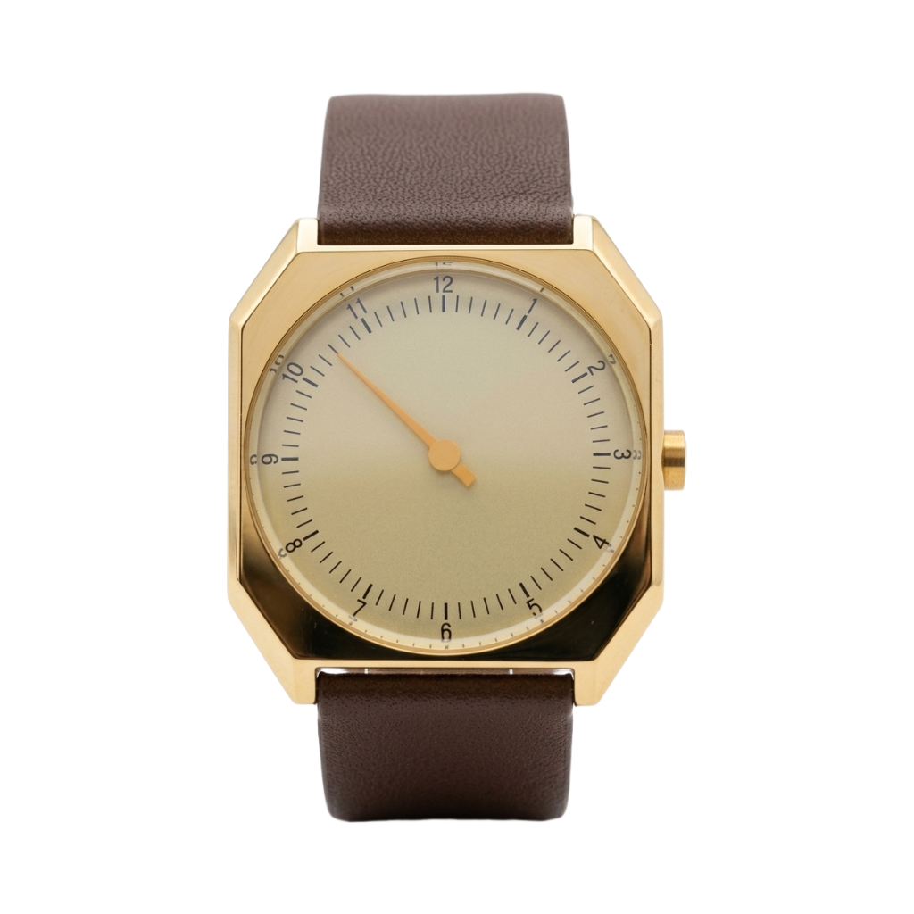 BREITVACHER HJ06 - gold case cream dial front view packshot