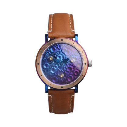 BREITVACHER Luna - blue moon dial front view packshot