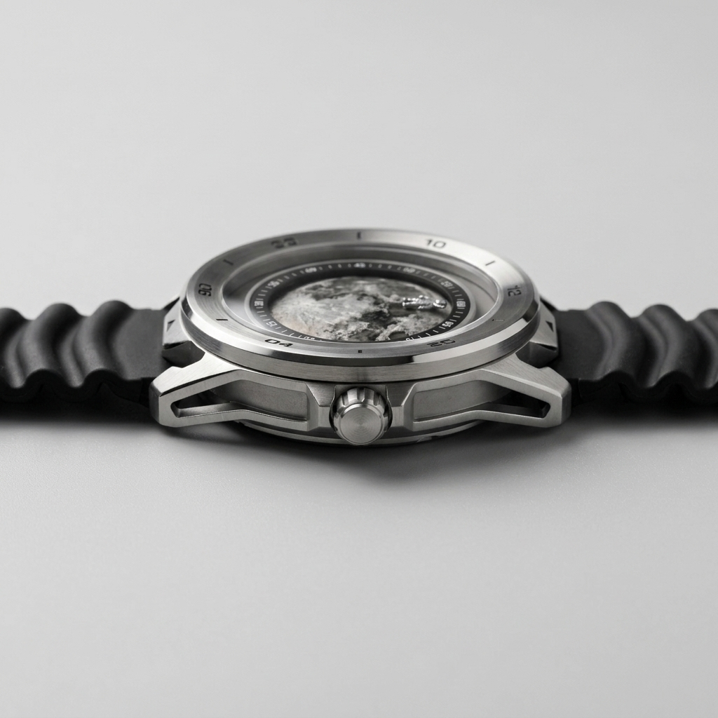 BREITVACHER Orbit - side profile case crown