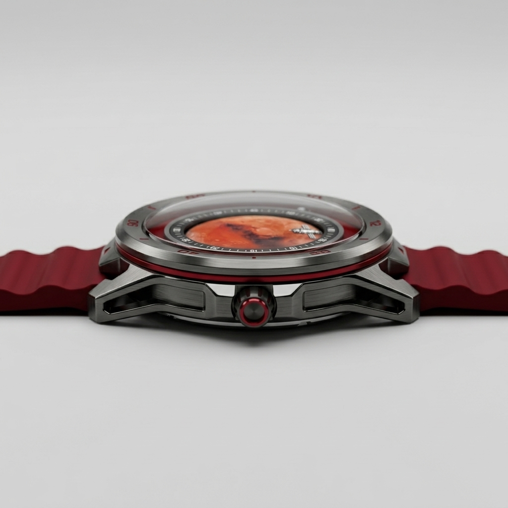 BREITVACHER Orbit - side profile case crown