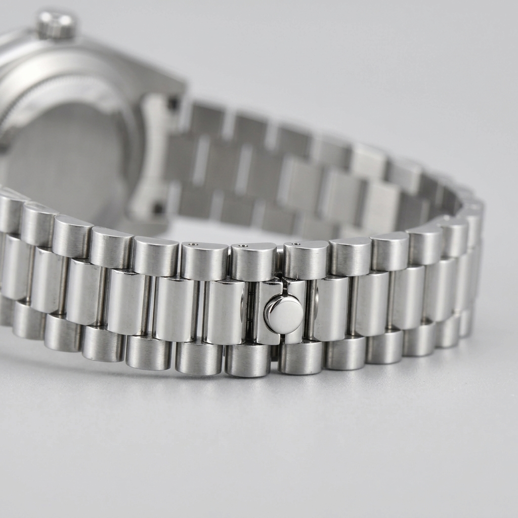 BREITVACHER Van Gogh Day-Date - strap and buckle detail
