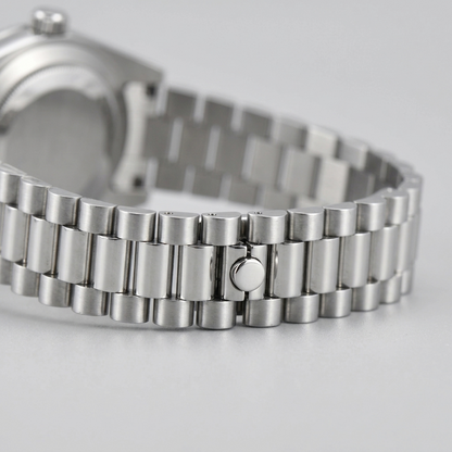 BREITVACHER Van Gogh Day-Date - strap and buckle detail