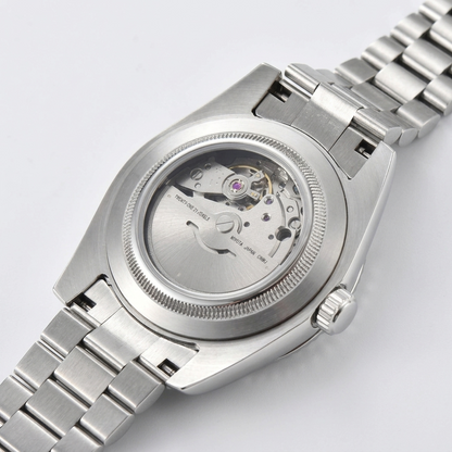 BREITVACHER Van Gogh Day-Date - caseback detail