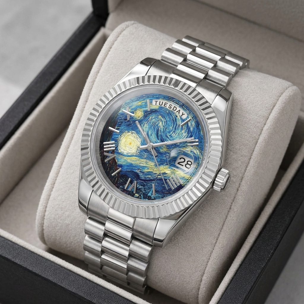 BREITVACHER Van Gogh Day-Date - presentation box packaging