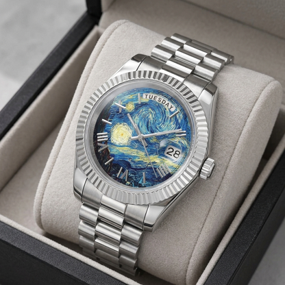 BREITVACHER Van Gogh Day-Date - presentation box packaging