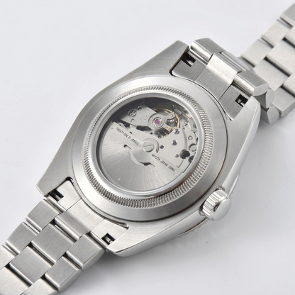 BREITVACHER Van Gogh Day-Date - caseback detail