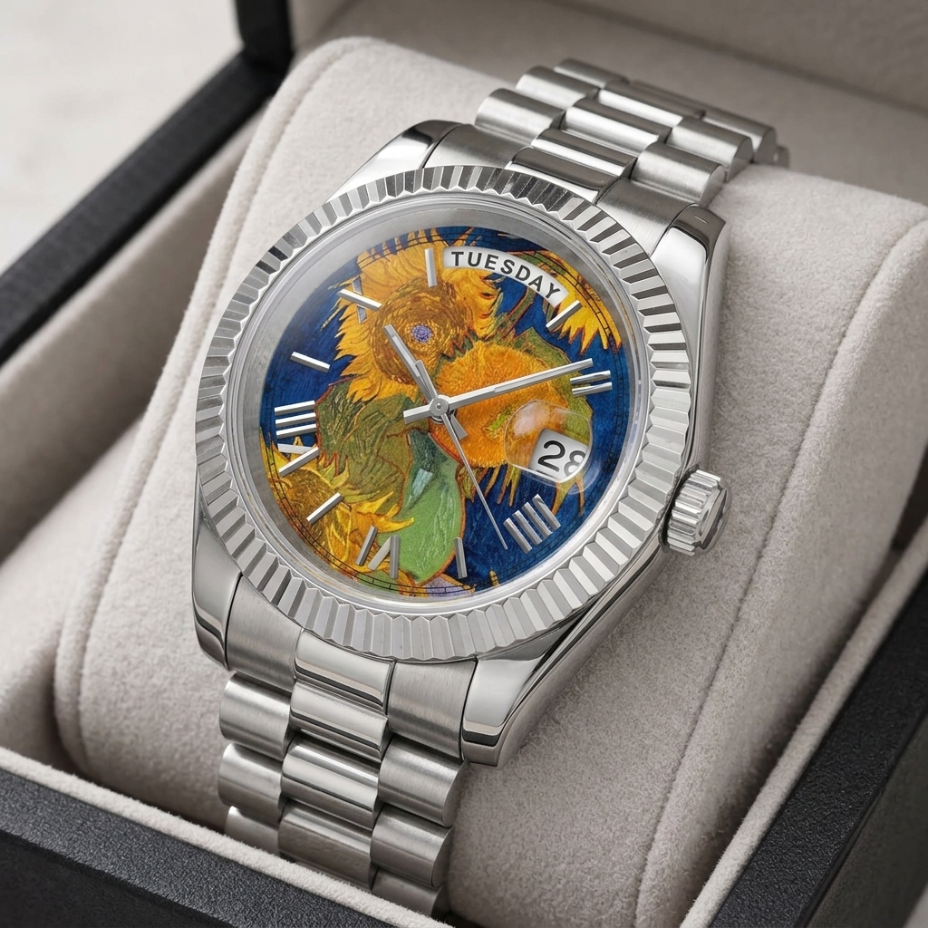 BREITVACHER Van Gogh Day-Date - presentation box packaging